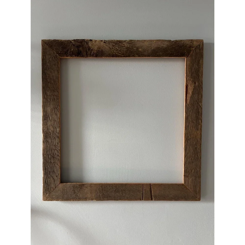 Vintage 16 x 16 Primitive Wood Frame